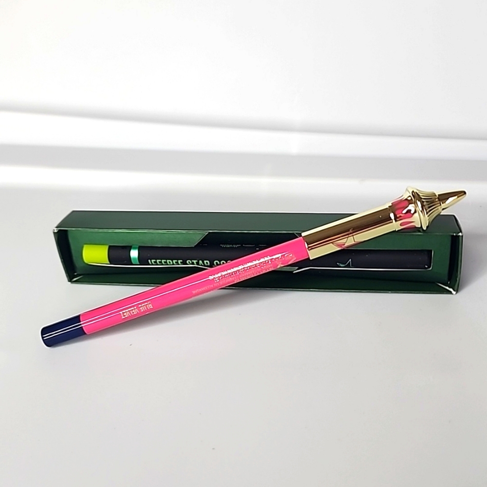 Jeffree Star Cosmetics bundle of two money counter eyeliner and blue velvet lip